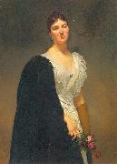 Henryk Rodakowski Maria Wozniakowska, artist's daughter oil painting